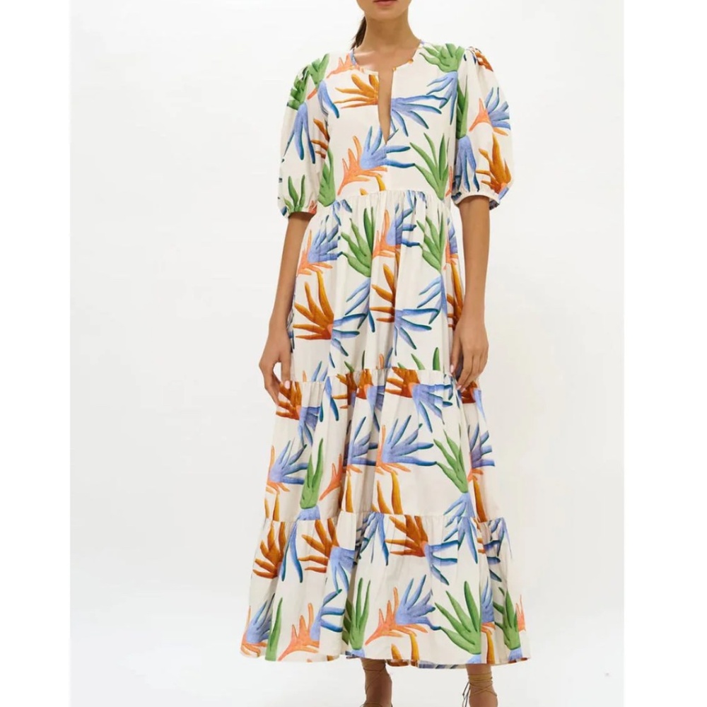 Oliphant puff sleeve maxi
